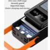 Power bank YM-635 40000mAh Solar Индикатор уровня заряда, Встроенный фонарь