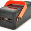 Портативная батарея NEW внешняя повербанк Power Bank 100000 mAh с солнечной панелью и фонариком
