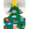 Детская Рождественская елочка с игрушками из фетра Chrismas Free Детская елочка на стену 95x70 см