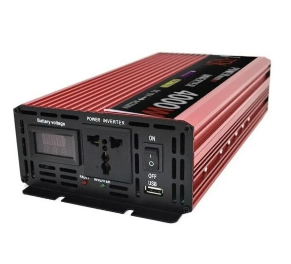 Преобразователь напряжения инвертор с дисплеем V-TEK 4000W 12-220V Автомобильный преобразователь Подробнее: ht