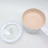 Электрическая кастрюля с крышкой и ручкой 37см, 1,6л, от сети, Белая / Портативная электрокастрюля / Миниварка