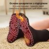 Термоноски с подогревом 34-40 размер Черный Зимние самонагревающиеся турмалиновые носки