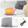 Портативная фланелевая грелка для ног с электрическим подогревом Foot warmer XL-997 Коврик с USB подогревом