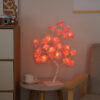 Светодиодное дерево, "Розовые Розы" (NNG-05) (24 LED (теплый свет) 220V)