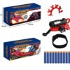 Детская игрушечная перчатка-бластер Человек паук Spider Man Gloves Игровой пистолет стреляет мягкими пулями