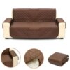 Двусторонняя накидка на диван Couch Coat коричневого цвета Чехол для мебели водонепроницаемый