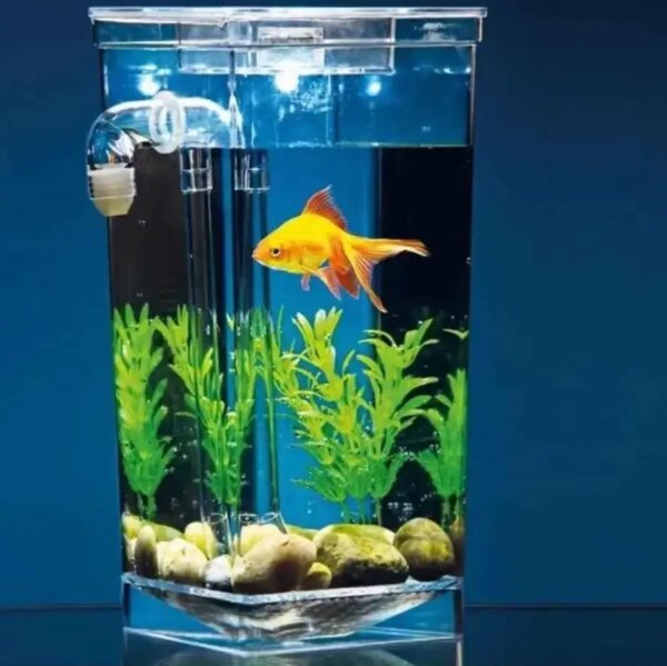 Аквариум для рыбок с системой самоочистки и светодиодной подсветкой fish tank HA-149