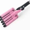 Плойка на пять волн Hair Curler с керамическим покрытием  KR-8832 Розовый