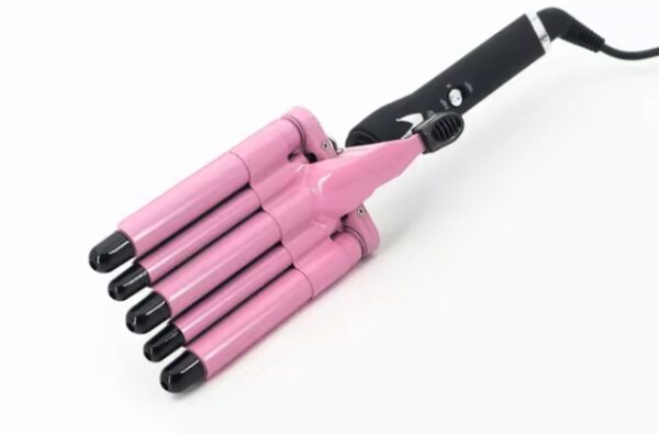 Плойка на пять волн Hair Curler с керамическим покрытием  KR-8832 Розовый