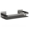 Подвесная металлическая полка для ванной комнаты Bathroom shelf Органайзер в ванную До 10 кг