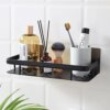 Подвесная металлическая полка для ванной комнаты Bathroom shelf Органайзер в ванную До 10 кг