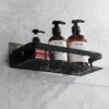 Подвесная металлическая полка для ванной комнаты Bathroom shelf Органайзер в ванную До 10 кг