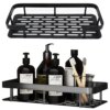 Подвесная металлическая полка для ванной комнаты Bathroom shelf Органайзер в ванную До 10 кг
