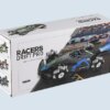 Радиоуправляемая машина для дрифта F1 двойное управление от руки и дестанционный пульт полноприводный Синий