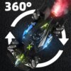 Радиоуправляемая машина для дрифта F1 двойное управление от руки и дестанционный пульт полноприводный Синий