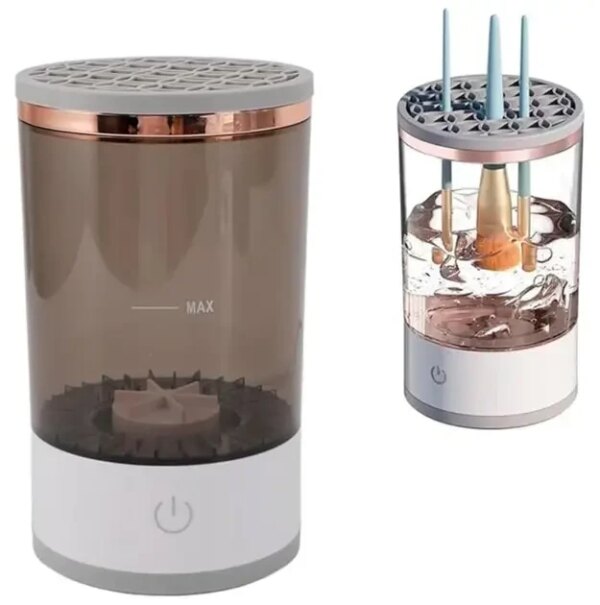 Портативный автоматический очиститель кистей для макияжа Makeup Brush Cleaner USB Белый RD-1805