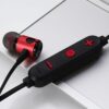 Магнитные беспроводные наушники с плеером Bluetooth MG-G20 Bluetooth 4.2 Красный