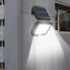 LED уличный светильник SL-F120 на солнечных батареях, автономный влагостойкий с датчиком движения для двора