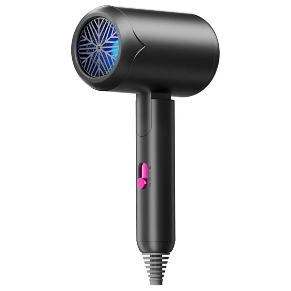 Фен для волос складной стайлер Air Blower LY-811, мощность 1800 Вт, 3 скорости, ионизация, серый