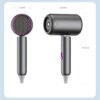 Фен для волос складной стайлер Air Blower LY-811, мощность 1800 Вт, 3 скорости, ионизация, серый
