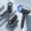 Фен для волос складной стайлер Air Blower LY-811, мощность 1800 Вт, 3 скорости, ионизация, серый