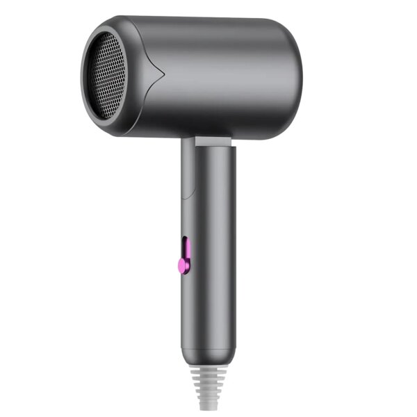 Фен для волос складной стайлер Air Blower LY-811, мощность 1800 Вт, 3 скорости, ионизация, серый