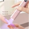 Ультрафиолетовая  светодиодная лампа для ногтей USB AND 1-44 Розовый