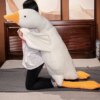 Подушка антистресс обнимашка в виде Гуся на 90 см Белый Мягкая игрушка Гусь для обнимашки