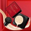 Кушон для лица + спонжик Beauty Linasi Red O`CHEAL, Натуральный оттенок / Тональный крем / Крем пудра