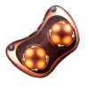 Роликовая массажная подушка для спины и шеи Massage pillow | массажная подушка | массажер с подогревом
