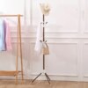 Вешалка стойка напольная для одежды Coat Rack, металлическая на 9 крючков в три яруса разборная на треноге