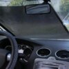 Солнцезащитная шторка рулонная на присосках для автомобиля и дома 40х60 см защита от UV-променей