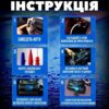 Автомобильный компрессор 12 вольт с фонарем и насадками для закачки шин, насос в машину от прикуривателя