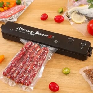 Вакуумный упаковщик для кухни Вакууматор бытовой vacuum sealer Продуктовый вакуумный упаковщик для дома
