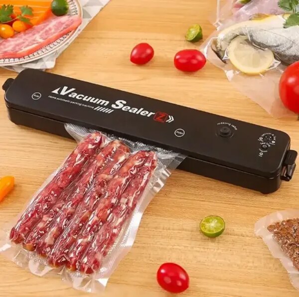 Вакуумный упаковщик для кухни Вакууматор бытовой vacuum sealer Продуктовый вакуумный упаковщик для дома