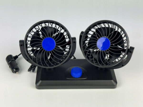 Автомобильный вентилятор CAR SMALL FAN 12V F30  Двойной вентилятор на приборную панель 12 В