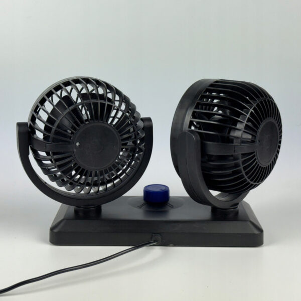 Автомобильный вентилятор CAR SMALL FAN 12V F30  Двойной вентилятор на приборную панель 12 В
