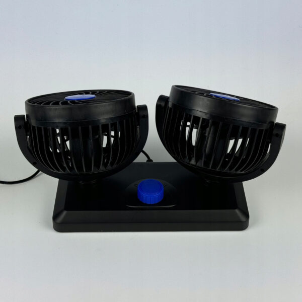 Автомобильный вентилятор CAR SMALL FAN 12V F30  Двойной вентилятор на приборную панель 12 В