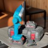 Аккумуляторная цепная мини пила 48v для обрезки деревьев два аккумулятора в кейсе 4" Mini Electric Chainsaw
