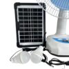 Портативный аккумуляторный вентилятор с солнечной батареей SONALAS SL-662