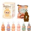 Мягкая подвесная игрушка Лабубу 15см Фиолетовый Pop Mart Labubu Art The Monsters плюшевый брелок