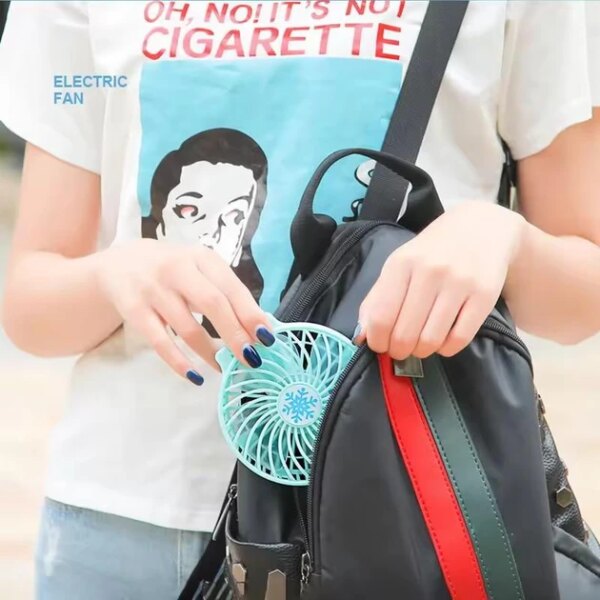 УЦЕНКА! Вентилятор ручной mini FAN. Портативный мини вентилятор с USB (Нет упаковки 3030)