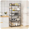 Полка стеллаж для кухни напольная на 5 ярусов 50х170х30см Storage rack XL-1330