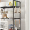 Полка стеллаж для кухни напольная на 5 ярусов 50х170х30см Storage rack XL-1330