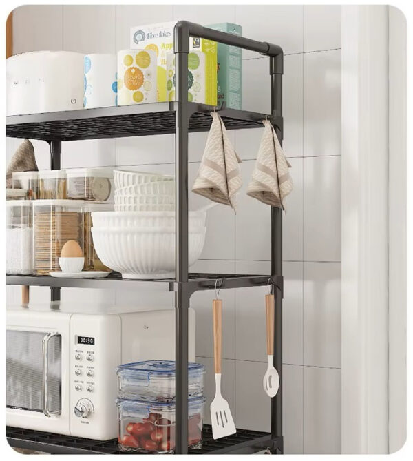 Полка стеллаж для кухни напольная на 5 ярусов 50х170х30см Storage rack XL-1330