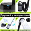 Портативный душ с насосом электрический 9000mAh полевой Lixada Походный переносной душ для туризма и дома