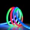 Неоновая LED RGB лента 5 м с чешуйчатым покрытием и управлением через приложение, пульт