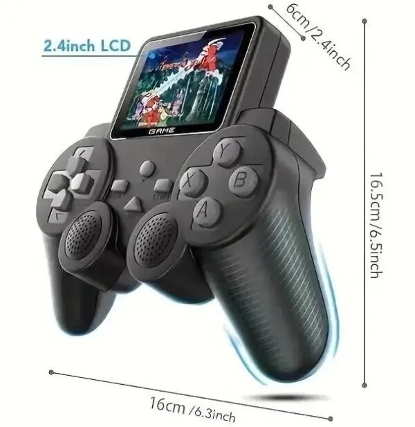 Портативная ретро мини игровая приставка с экраном 2.4 дюйма Gamepad S10 Игровая приставка на 520 игр