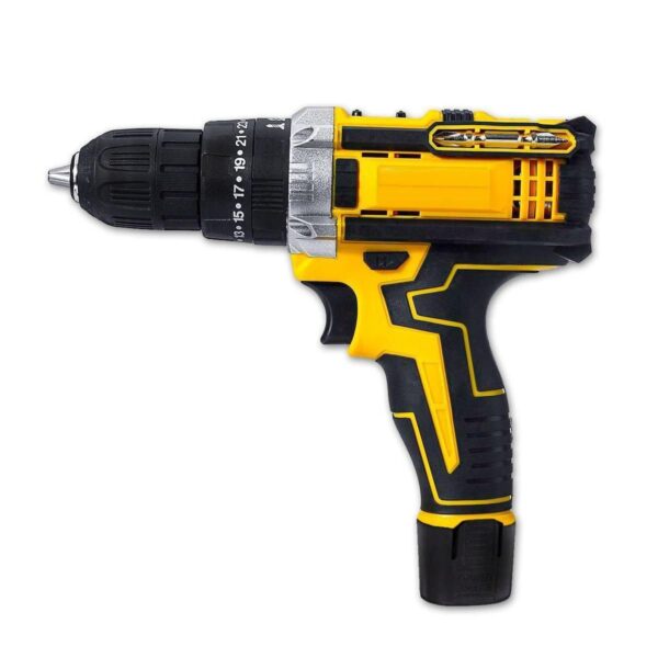 Набор шуруповерт аккумуляторный с насадками screw driver sets yellow 12v Полный комплект в чемодане!