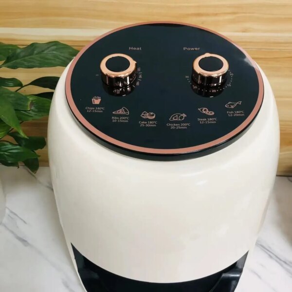 Мультипечь бытовая Rainberg  RB-2318 3800 Вт Белый аэрофритюрница с антипригарной корзиной 8.5л